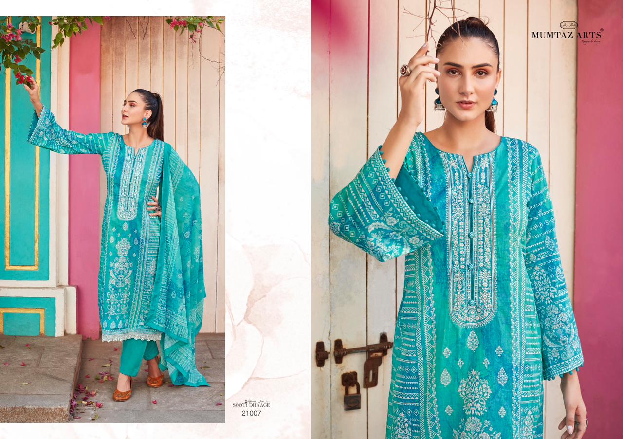 Mumtaz Sooti Dhaage Casual Wear Wholesale Dress Material Catalog